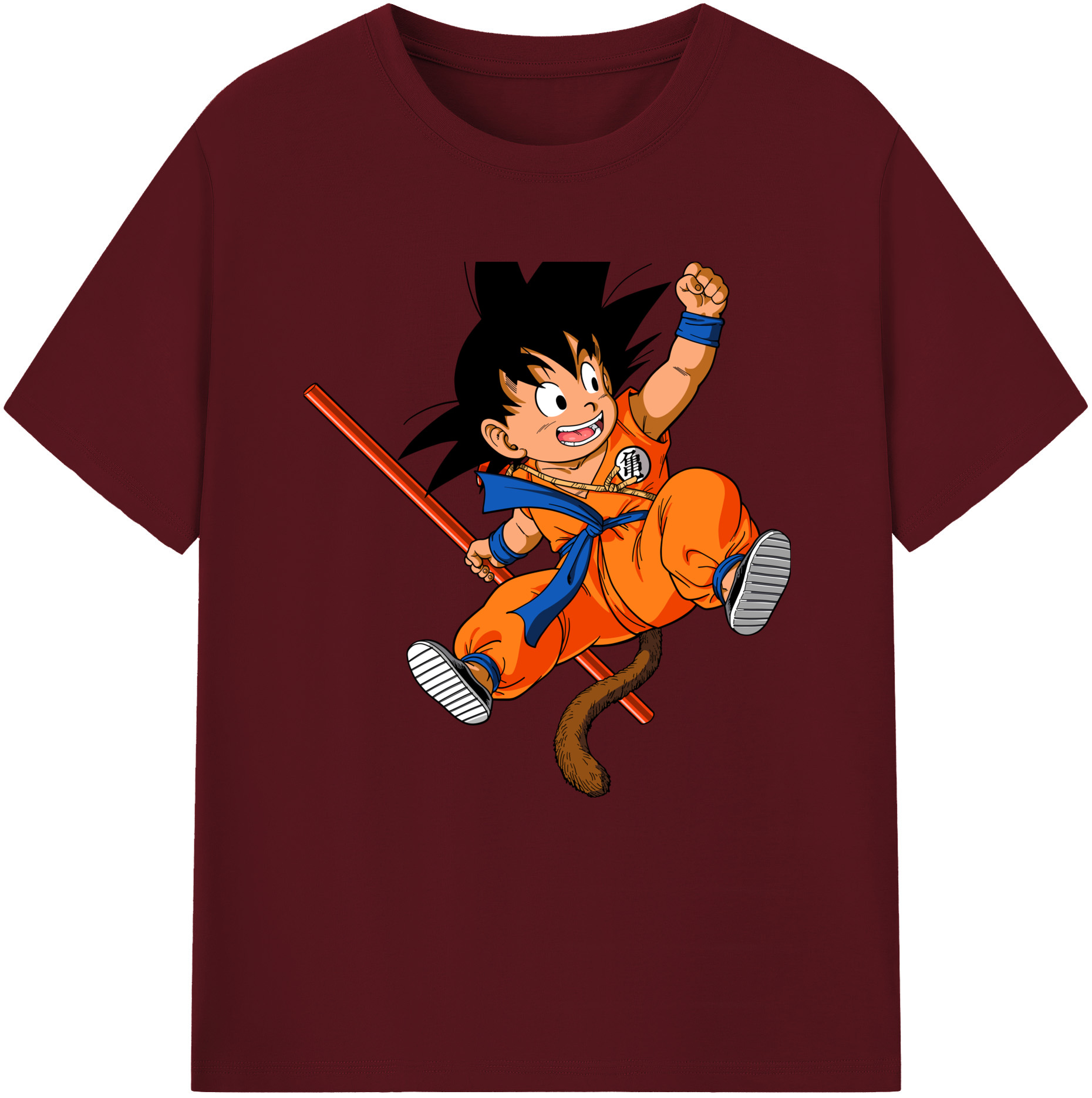 （画像用） ドラゴンボール 孫悟空（そん ごくう）Son Goku カカロット DRAGON BALL Kakarotto 綿100％半袖Tシャツ（フロントプリント）